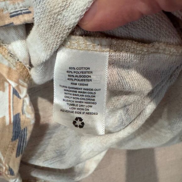 Wallflower Aztec Print Button Down Shirt Women’s Small Long Sleeve Southwest - Picture 4 of 6